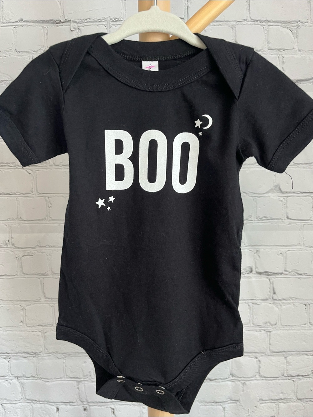 ⭐️⭐️PICK 5 / $20 Baby Black "BOO" Halloween One-Piece Bodysuit